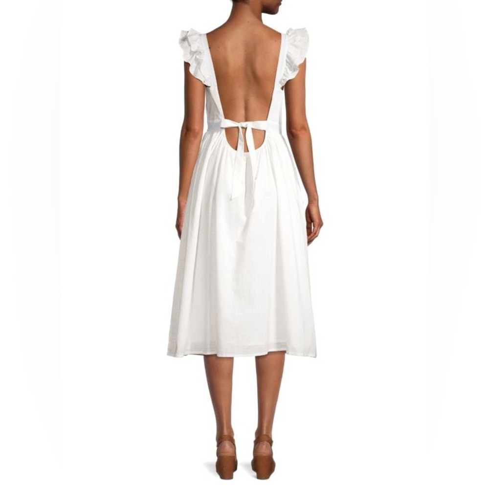 Avantlook ruffle sleeve dress NWT